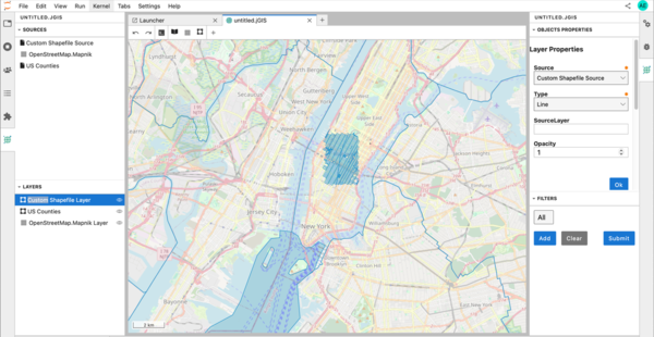 View several shapefile Layer on the same map
